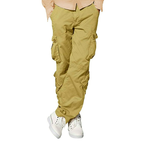 Tactical Military Army Combat Trousers Men Loose Work Cargo Pants Casual Pockets